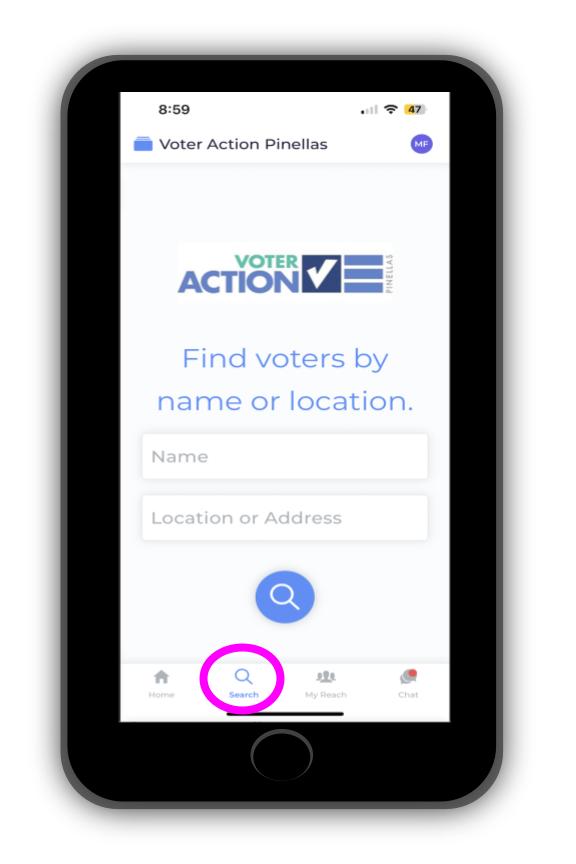 Step 2 Add Voters Search Screen