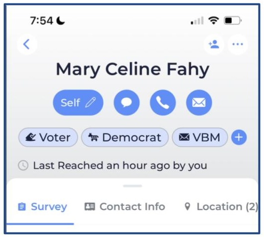 Step 3 learn about your voter. Select Surveyjpg