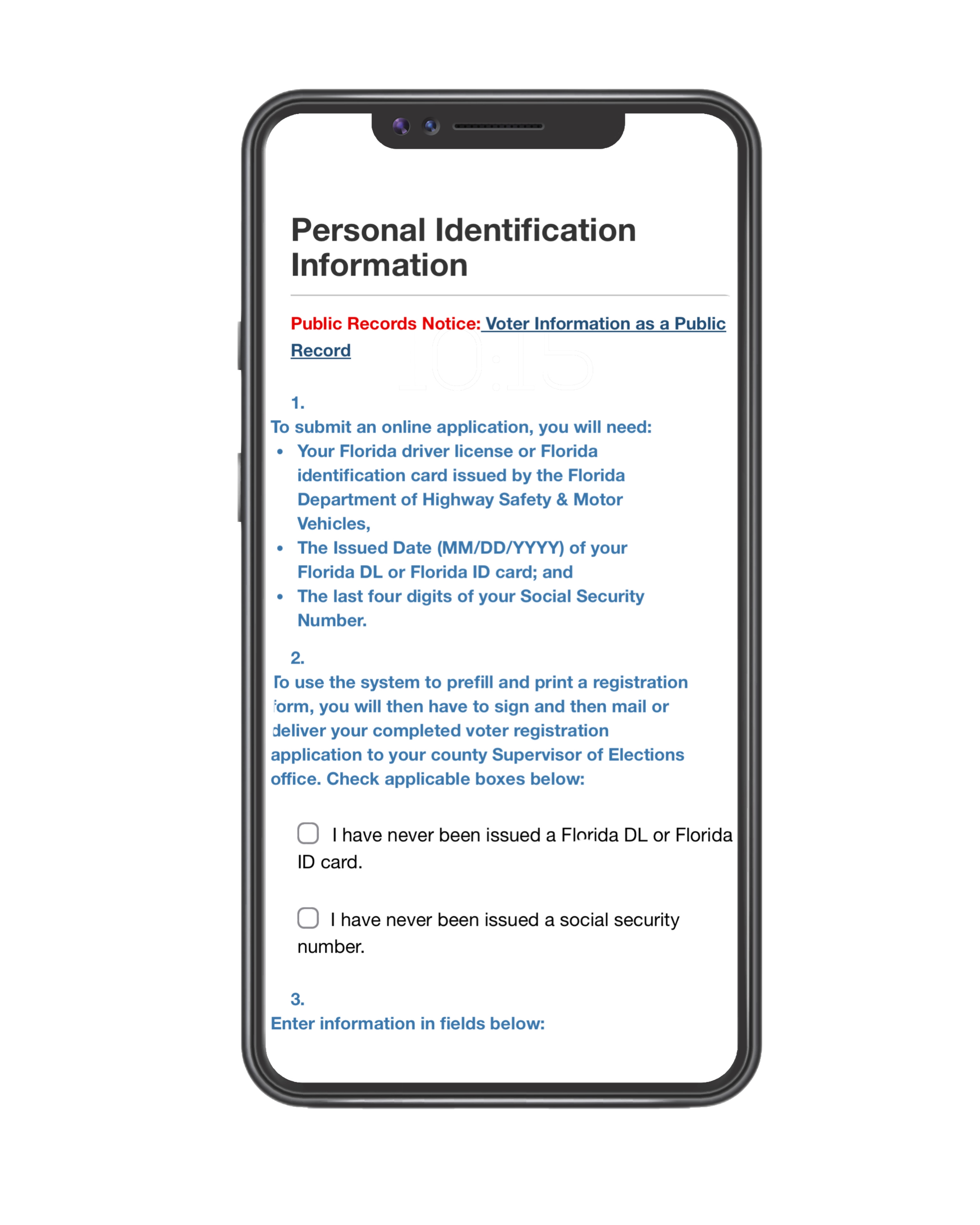 Personal ID Info
