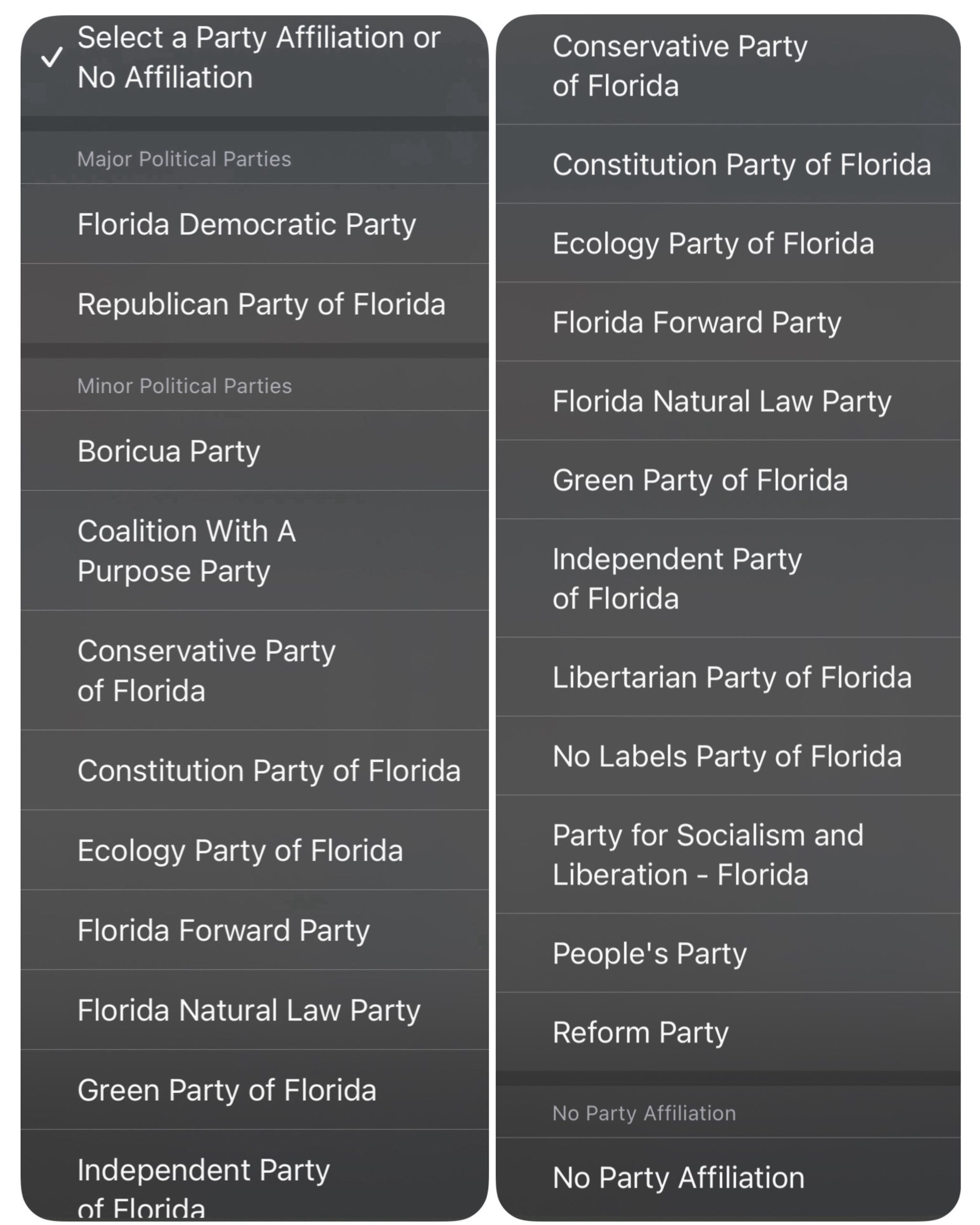 Political Parties (larger side by side)
