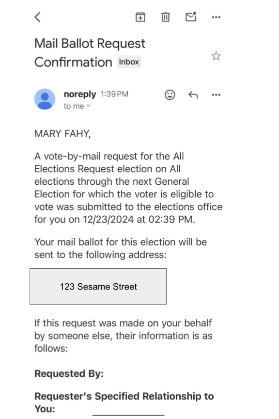 Renew mail ballot 22