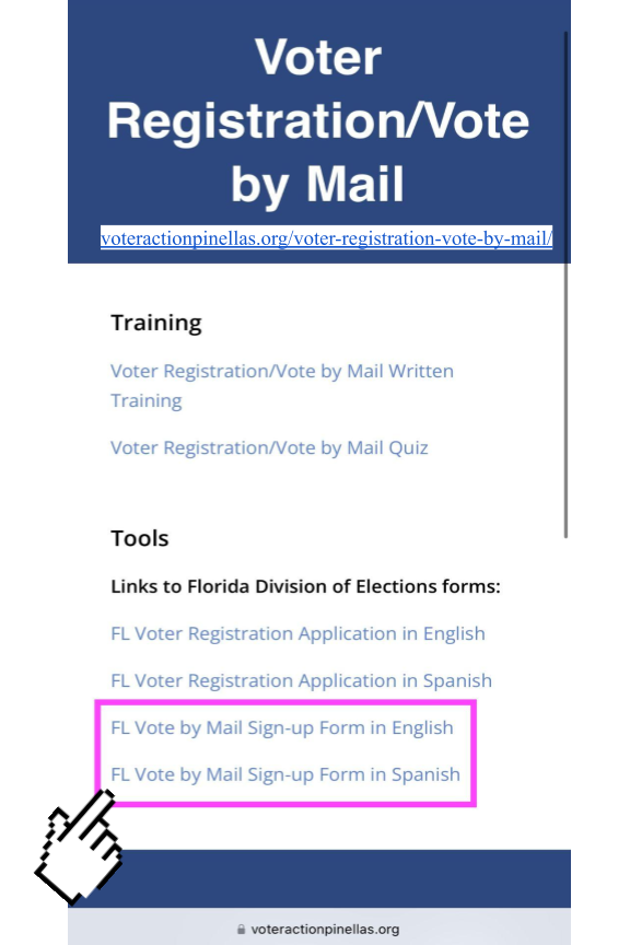 Renew mail ballot request